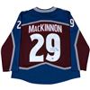 Image 1 : NATHAN MACKINNON SIGNED COLORADO AVALANCHE FANATICS JERSEY (FROZEN POND COA)