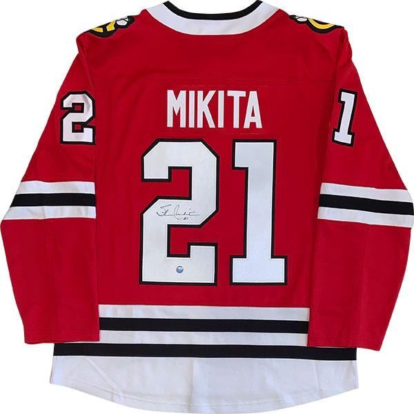 STAN MIKITA SIGNED CHICAGO BLACKHAWKS FANATICS JERSEY (FROZEN POND COA)