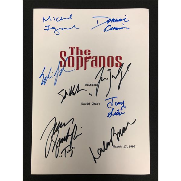 THE SOPRANOS CAST SIGNED SCRIPT COVER (REAL AUTHENTIC COA)