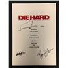 Image 1 : DIEHARD CAST SIGNED SCRIPT COVER (REAL AUTHENTIC COA)
