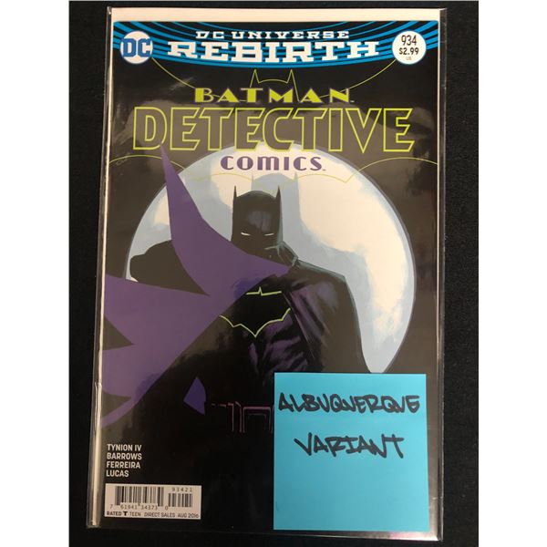 BATMAN DETECTIVE COMICS #934 (DC COMICS)