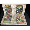 Image 1 : CANVAS WRAPPED MARVEL COMICS BOOK THE AMAZING SPIDER-MAN SET OF 4 GRAPHIC CANVAS ART