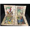 Image 1 : CANVAS WRAPPED MARVEL COMICS BOOK THE AMAZING SPIDER-MAN SET OF 4 GRAPHIC CANVAS ART