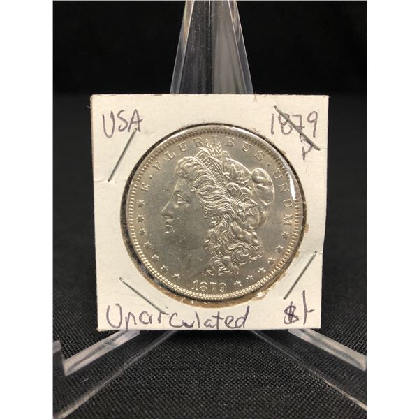 1879 USA MORGAN SILVER DOLLAR (UNCIRCULATED)