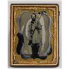 Image 1 : QUARTER PLATE AMBROTYPE OF “CSA INFANTRYMAN"