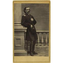 SIGNED GEORGE ARMSTRONG CUSTER CIVIL WAR CDV