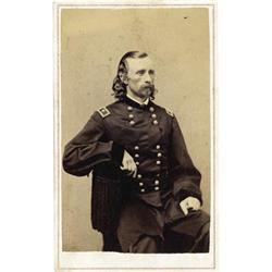 BEAUTIFUL MAJOR GENERAL GEORGE A. CUSTER CDV.