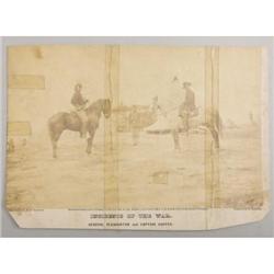 CAPTAIN GEORGE A. CUSTER WITH MAJOR GENREAL