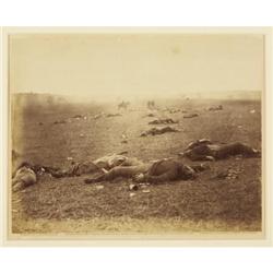 PHOTOGRAPH “A HARVEST OF DEATH” GETTYSBURG