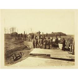 PHOTOGRAPH FORTIFICATION AT MANASSAS MARCH 1862