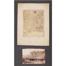 MAP OF HOSPITALS OF NASHVILLE, TENN.1860S