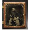 Image 1 : QUARTER PLATE RUBY AMBROTYPE OF FEDERAL OFFICER