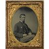 Image 1 : QUARTER PLATE TINTYPE UNION PRIVATE 5TH CORPS