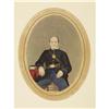 Image 1 : OVAL PHOTOGRAPH HAND TINTED UNION SOLDIER 1860S