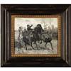Image 2 : WM. B. T. TREGO PAINTING - CW CAVALRY SABER DUEL