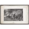 Image 1 : WM HENRY SHELTON GOUACHE “BREASTWORKS ON FIRE"