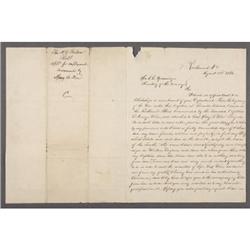 GEN. HENRY A. WISE AUTOGRAPH LETTER SIGNED