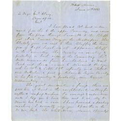 GEN HENRY A. WISE AUTOGRAPH LETTER SIGNED