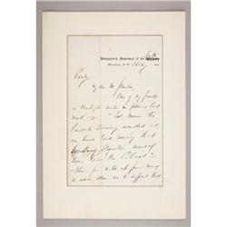 GENERAL DANIEL E. SICKLES: LOT OF FOUR ALS