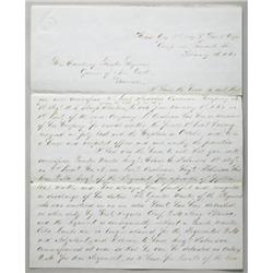 COLONEL HIRAM BERDAN CIVIL WAR LETTER SIGNED