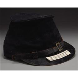 BUMMER CAP OF “BOSTON CORBETT” SARGEANT WHO SHOT