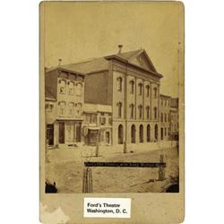 PHOTOGRAPH FORD’S THEATRE WASHINGTON, D. C.