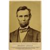 Image 1 : CABINET CARD OF ABRAHAM LINCOLN, PHOTO BY RICE.