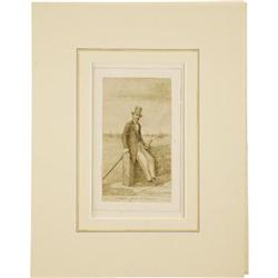 PEN AND INK FROM LIFE PORTRAIT- CAPTAIN SEMMES