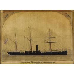 U. S. STEAM SLOOP MONONGAHELA MISSISSIPPI RIVER