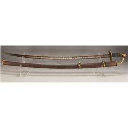 CONFEDERATE CAVALRY SABER AND SCABBARD