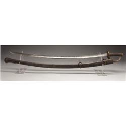 CONFEDERATE CAVALRY SABER AND SCABBARD
