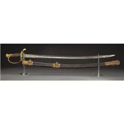 INSCRIBED COLLEGE HILL FOOT OFFICER'S SWORD