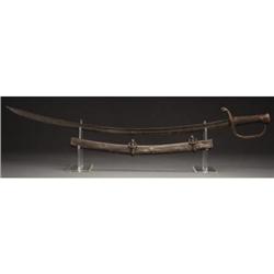 RARE CONFEDERATE ‘DOG RIVER’ SABER & SCABBARD