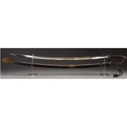 INSCRIBED CAVALRY OFFICER’S SABER