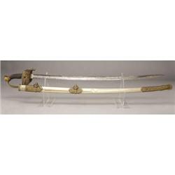 US M1850 CIVIL WAR OFFICER'S SWORD & SCABBARD