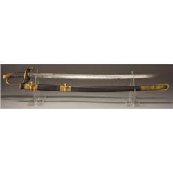 Civil War M1850 Foot Officer’s Sword Scabbard