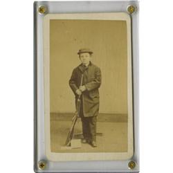 CDV PHOTOGRAPH OF JOHN BROWN’S SHARPS CARBINE