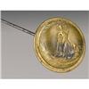Image 2 : Virginia Button Hatpin With Provenance, 5.5” lon