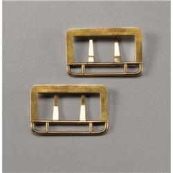 General William Mahone's Gold Suspender Clasps