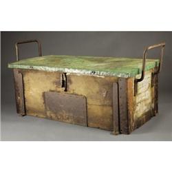 CIVIL WAR ARTILLERY LIMBER CHEST WITH ID.