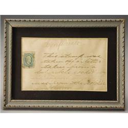 CONFEDERATE SOUVENIR OF A PENNSYLVANIA