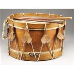 “CONFEDERATE DRUM” ADAIRSVILLE, GEORGIA, WITH