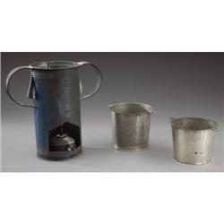 CIVIL WAR NURSES TIN LAMP WITH BURNER ca 1860’s