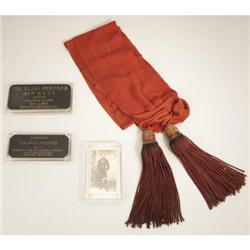 A Sash Presented to Colonel Elias Peissner - Kil