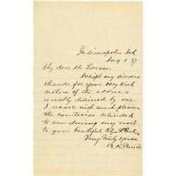 B.K. Bruce ALS. Register of the Treasury