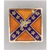 CSA Surgeon Caldwell Battle Flag Lapel Button