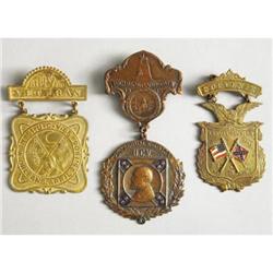 LOT OF (3) UCV (UNITED CONFEDERATE VETERANS)