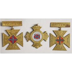 LOT OF (3) UCV (UNITED CONFEDERATE VETERANS)