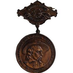 1907 BADGE FOR THE FIRST REUNION OF GENERAL