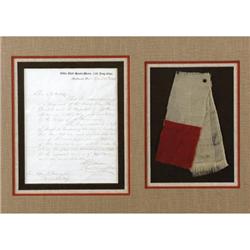 THREE FRAGMENTS OF THE LAST CONFEDERATE FLAG